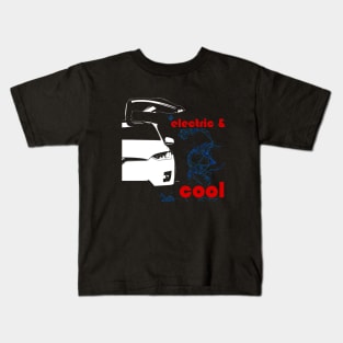 Tesla model x Kids T-Shirt